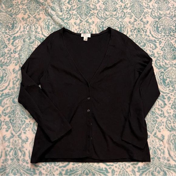 LOFT Sweaters - MUST GO!! Ann Taylor LOFT Black Button Down Cardigan